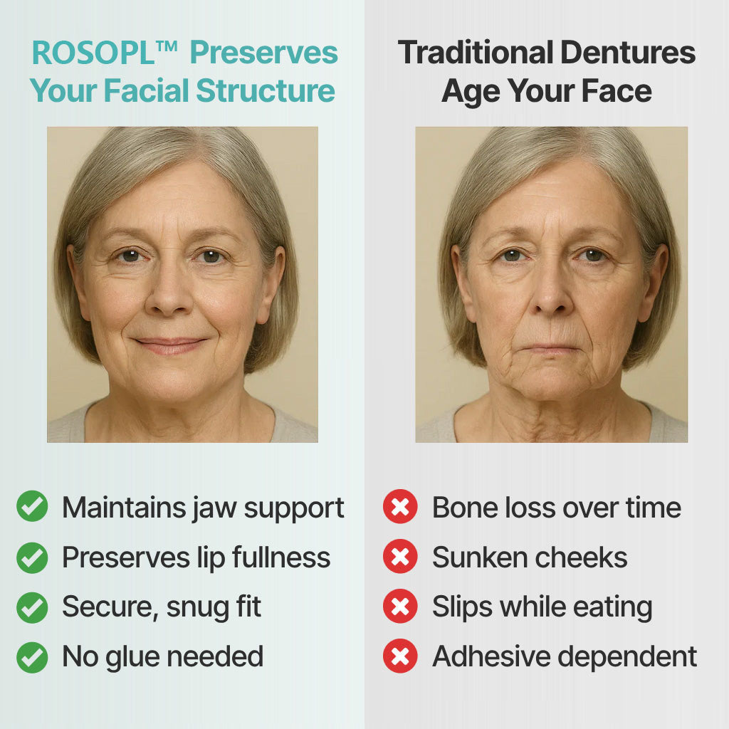 🔥🔥🔥Ends Today: 70% OFF!🦷Pryxo™  Custom-Fit Full Functional Dentures Make you more confident