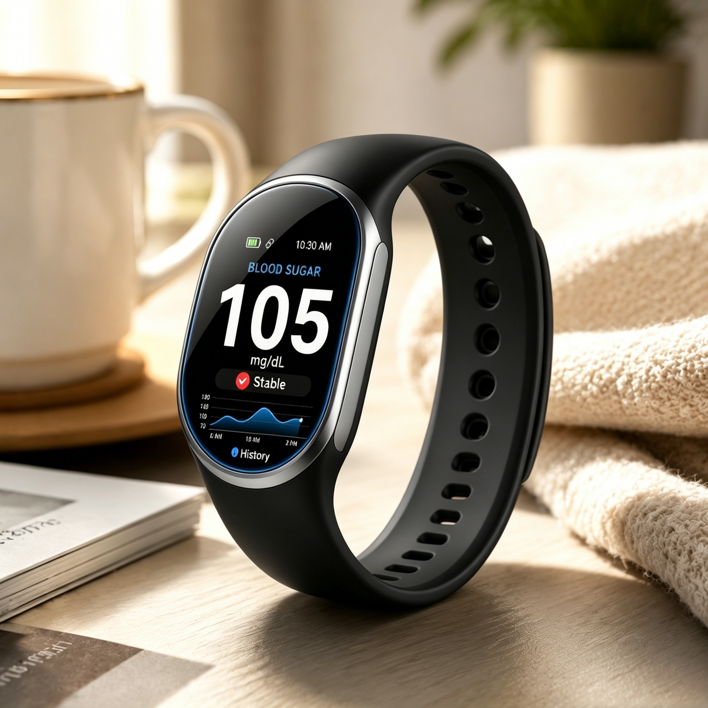 🎉 75% OFF Launch Offer🏆Aurora Tech™ Wrist Biotracker | 99.13% Accuracy • Non-Invasive Technology