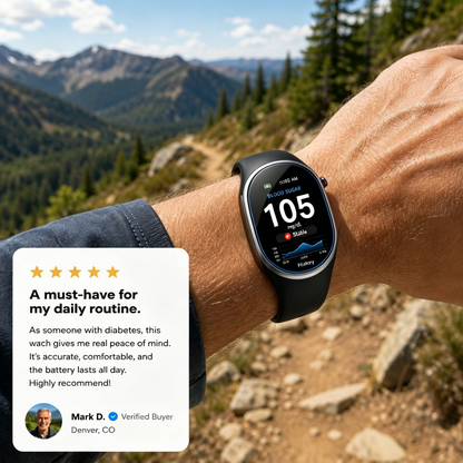 🎉 75% OFF Launch Offer🏆Aurora Tech™ Wrist Biotracker | 99.13% Accuracy • Non-Invasive Technology