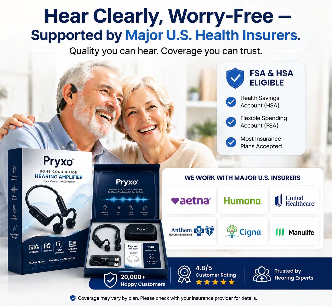 💖💥2026's hottest🔥 Pryxo™ bone conduction hearing aid—180-day safe after-sales service