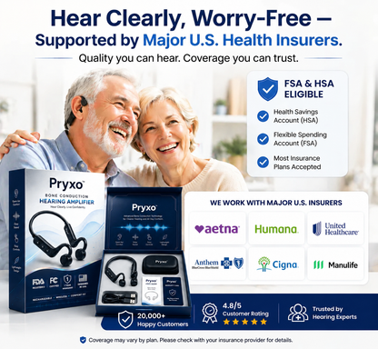 💖💥2026's hottest🔥 Pryxo™ bone conduction hearing aid—180-day safe after-sales service