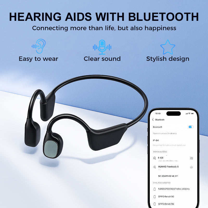 💖💥2026's hottest🔥 Pryxo™ bone conduction hearing aid—180-day safe after-sales service