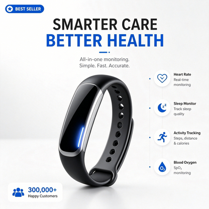 Aurora Tech™ Smart screenless health bracelet