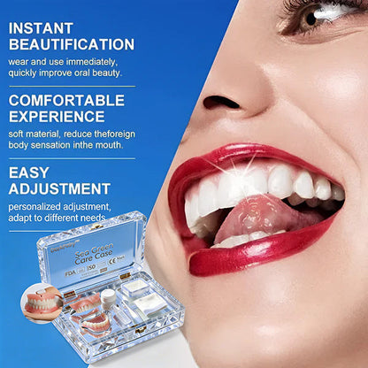 💖Ends Today: 75% OFF! ⏰Pryxo™  Medical Full Denture with Strong Suctiond Custom-Fit Full Functional Dentures🦷Obtain American Dental Association (ADA) Certification