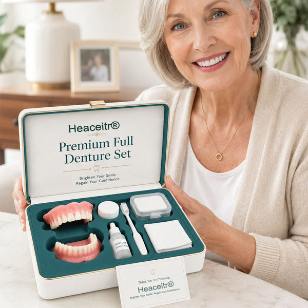🌎Ends Today: 70% OFF! ⏰ Custom-Fit Full Functional Dentures| Smile with Confidence