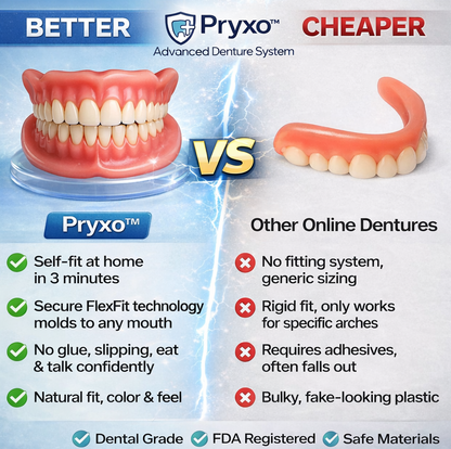 70% off! ⏰Pryxo™ Complete Dentures-Free shipping