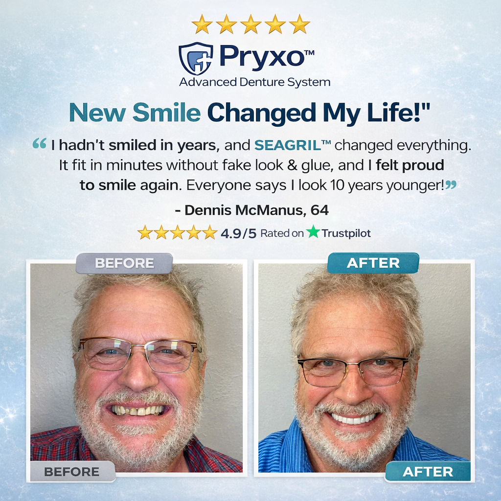 70% off! ⏰Pryxo™ Complete Dentures -- Th
