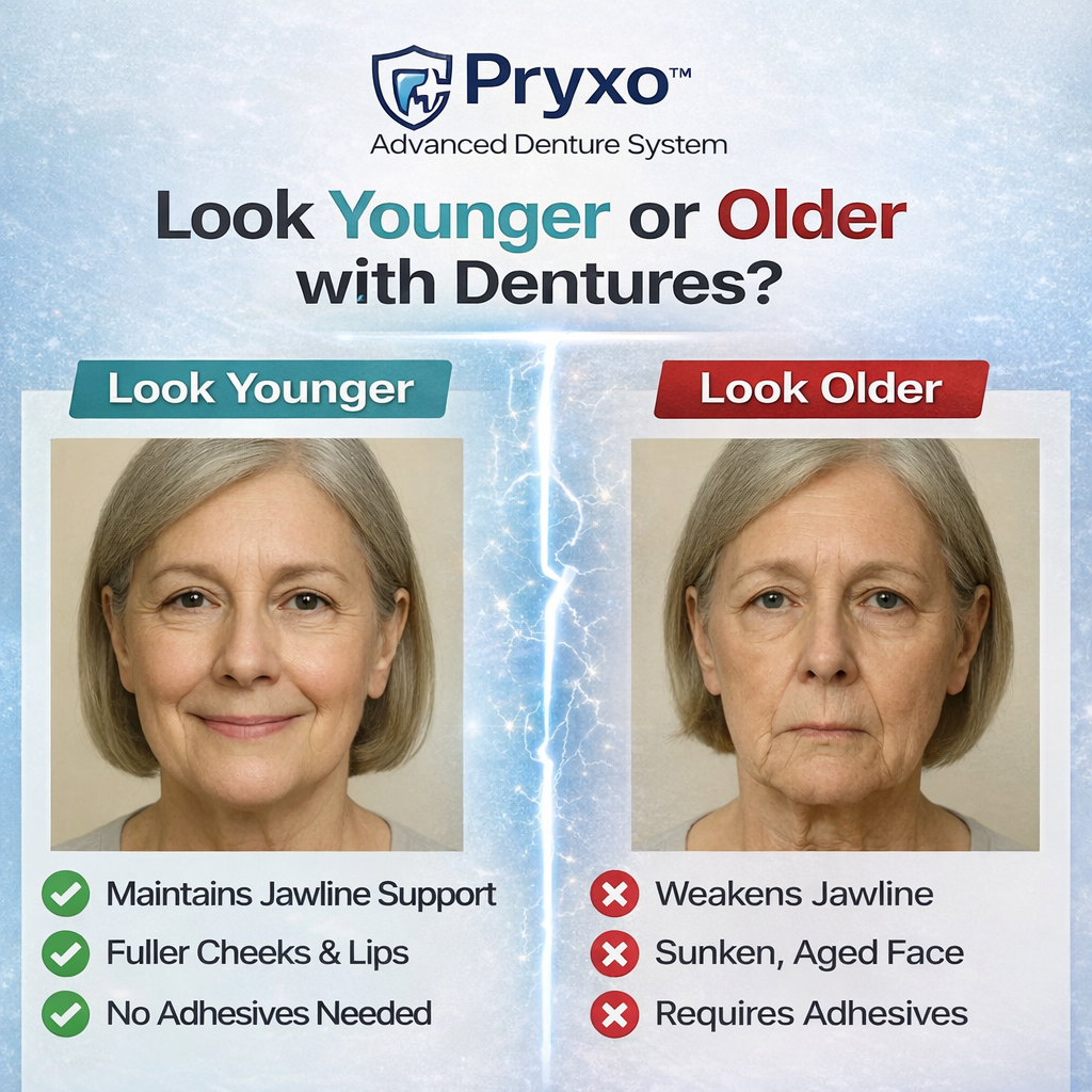 70% off! ⏰Pryxo™ Complete Dentures -- Th