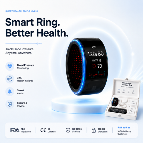 🎉 80% OFF Launch Offer🔥Pryxo™ G1 Non-Invasive Smart Ring